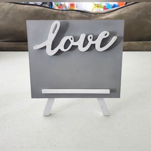 NWT "Love" easel picture frame
